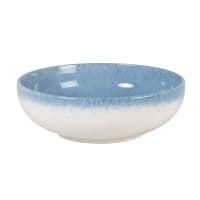 Insalatiera in ceramica blu e bianca-Milo