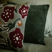 Cuscino Copri Federa Ricamata Retro, Stile Europeo, Quadrato, Decorazione Salotto, Multicolore