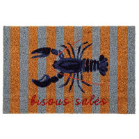 Decoratieve kokos deurmat met natuurontwerpen voor een stijlvolle entree