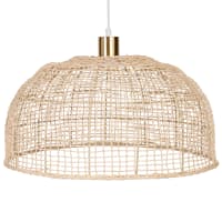 Lampada A Sospensione In Rattan E Bambù Intrecciato - Plafoniera Creativa Per Camera Da Letto, Soggiorno, Ristorante - Stile Giapponese - 3