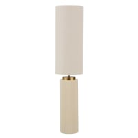 Atmosphera - Lampe Timeo bleu mat - céramique H25 cm