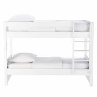 NNJN 90 x 200 sopra 140 x 200 letto a castello con letto pieghevole e scala, giovani, adulti, facile da montare