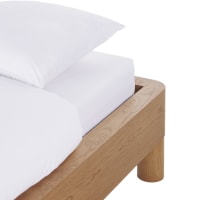 Letto piano, 90x200cm, letto con rete a doghe (senza materasso), 2