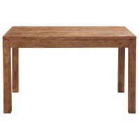 Mesa de comedor de madera de maciza de sheesham 6 personas L.130-Stockholm