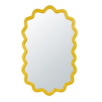 Miroir ondulé jaune 56x92-Palea