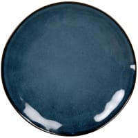Set di 4 piatti piani fatti a mano dalla forma organica Macey 4 pz