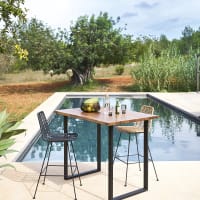 Sgabelli bar Nero Metallo Maisons du Monde