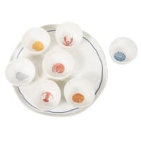 Vasetti da Fiori in Legno con Vassoio – Set 3 Pezzi