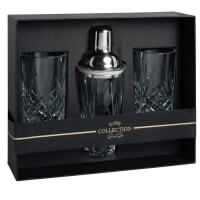 Deluxe Whisky Set Con Cassetta Legno, Bicchieri E Cubetti Di Pietra Per Distillati E Liquori Set 12 Pezzi Gallery2