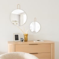 HOME DECO FACTORY - HD0110 - Decoratieve Spiegels - Goud - Set van 4 - 30x40 cm