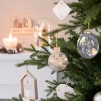 Décoration De Noël - Camion Vintage Avec Mini Sapin, En Fer Et Polypropylène, Idéal Pour Cheminée Ou étagère - 3
