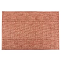 Tappeto da esterno color terracotta 160x230 cm-Anthea