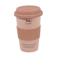 Tazza da viaggio Tembler con coperchio e manico con cannuccia, in acciaio inox, isolamento sottovuoto, a