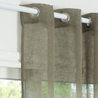 Heimtexland Tenda Voile Con Occhielli 245x140 Cm – Bianca Con Stelle Argentate, Trasparente, 100% Poliestere, Lavabile, Ökotex - 3