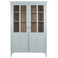 Vaisselier 2 portes vert grisé-Beaumont