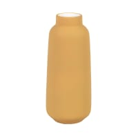 Vase en grès jaune moutarde H24-Rotterdam