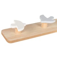 Appendiabiti Legno Per Bambini - Set Di 12 Con Ganci Antiscivolo E Motivi Animali Colorati - Foto 9