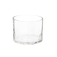 Wasserglas aus gehämmertem Glas