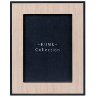 Witte houtnerf lijst met normaal glas. 50x60cm