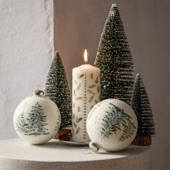 Boule De Noël 3D Animaux En Plastique Transparent – 7 Cm, Renard, Cerf, Écureuil, Lapin, Ours, Vache, Décoration Sapin