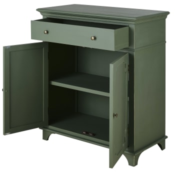 Modernes, Elegantes Sideboard Mit 4 Türen, Goldfarbener Metallgriff, Buffetschrank Für Esszimmer, Wohnzimmer, Schlafzimmer, Flur (schwarz