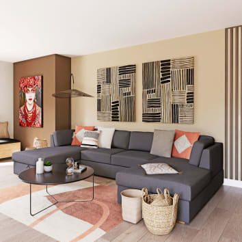 Le canapé panoramique convertible Times Square