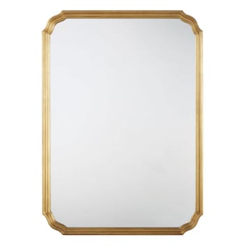 Spiegel mit goldfarbenem Zierrahmen, 80x110cm VAQUI