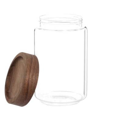 Vaso esagonale in vetro per 250 gr. di miele (190 ml