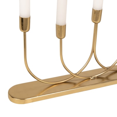 Relaxdays Chandelier, Design Vintage, Bougies Pilier Jusqu’à 4 Cm Candelabre Shabby Chic Interieur Exterieur Dore 85650864 - 7