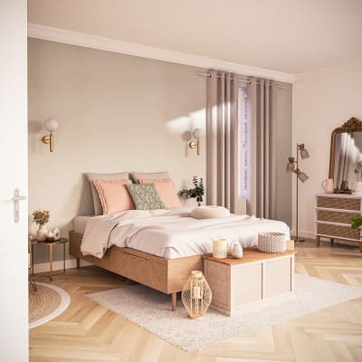 Letto Matrimoniale 160x200 Cm - Imbottito, Testiera Regolabile, Rete A Doghe, Lino Grigio - Foto 11