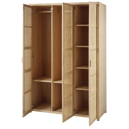 Moimhear Kledingkast met stang, 2-deurs kledingkast, slaapkamer