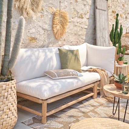 Maison Du Monde Divano Da Giardini Divano Da Giardino 2/3 Posti In