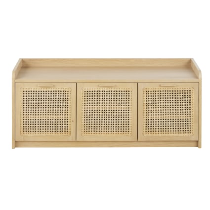 Banc 3 portes et cannage en rotin Canopy - Maisons du Monde