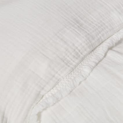 Bettwäsche aus Bio- Baumwollgaze, ecru, 240x260cm Maisons du Monde