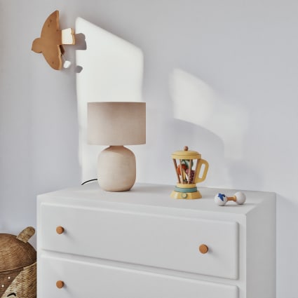 Boîte à Musique Le Loup L'Oiseau Bateau - 33 Cm - Veilleuse Musicale Pour Enfant