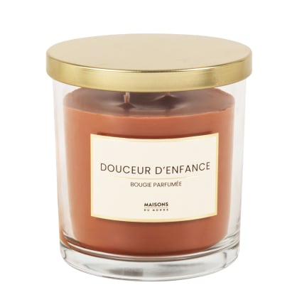 Bougie parfumée en verre marron 10x11 Colorama | Maisons du Monde