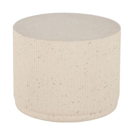 Bout de canapé effet terrazzo beige ILDA | Maisons du Monde