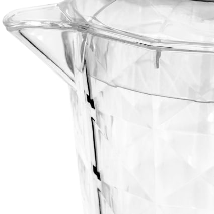 Brocca Miscelatrice In Plastica Con Stantuffo E Coperchio, 1,8 L, Per Succhi, Tè, Latte E Bevande In Polvere