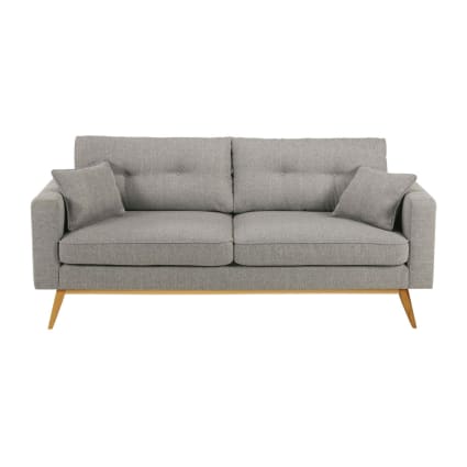 Canapé Brooke style scandinave 3 places gris clair - Maisons du Monde