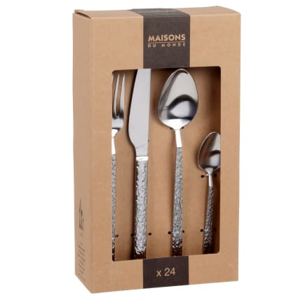 Ensemble de Couverts Sambonet Siena Acier Inoxydable (24-Pieces