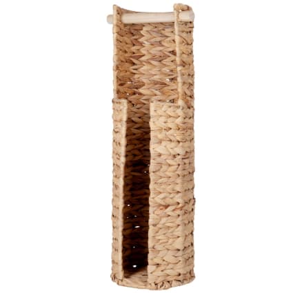 Dérouleur papier toilette tressé à la main en fibre végétale | Maisons du Monde