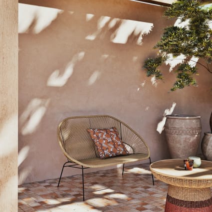 Resina Tavolini Da Esterno Maison Du Monde Divanetto Da Giardino