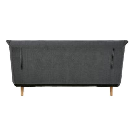 Divano Per Bambini A 2 Posti In Peluche Morbido - Antracite, 84x34x45 Cm, Imbottito, Fodera Sfoderabile