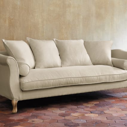Divano posti beige Louise Maisons du Monde