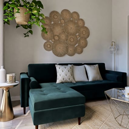 Velluto Verde Divano Kant Maison Du Monde Divanetto Velluto Divano