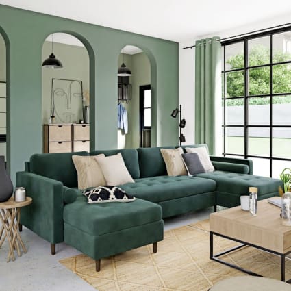 Divano Angolare Divano 50 Cm Poltrone E SofÃ Divano Angolare - Main Image