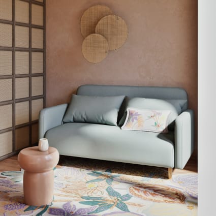 Divano clic clac 2/3 posti verde acqua Nia Maisons du Monde