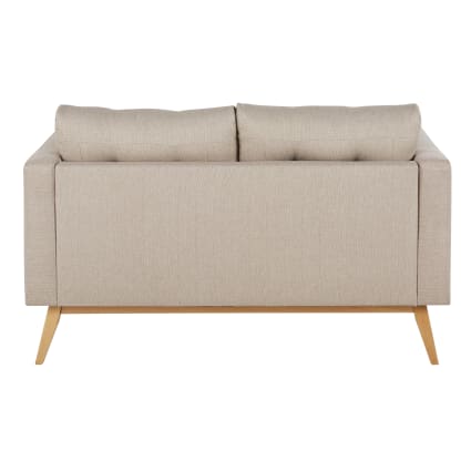 Divano in stile scandinavo a posti beige chiné Brooke Maisons