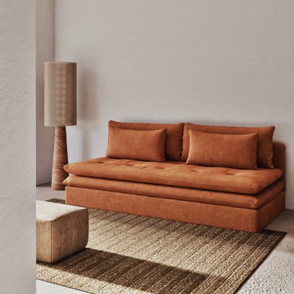 Divano Letto Metri Lineare Divano Letto 2/3 Posti In Tessuto