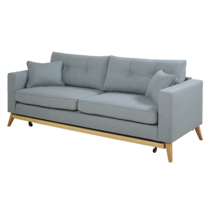 Divano trasformabile in stile scandinavo posti blu ghiaccio